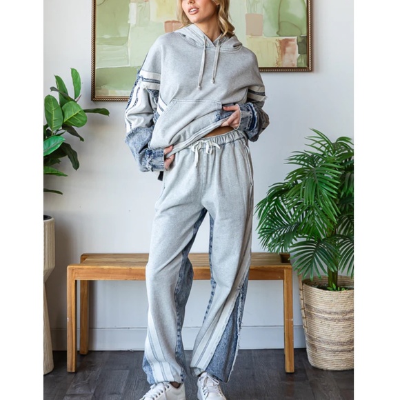 💕OLI & HALI “ Doreen “ Oli and Hali TWO TONED 2 PIECE SET HOODIE AND PANTS 35 - Picture 3 of 14
